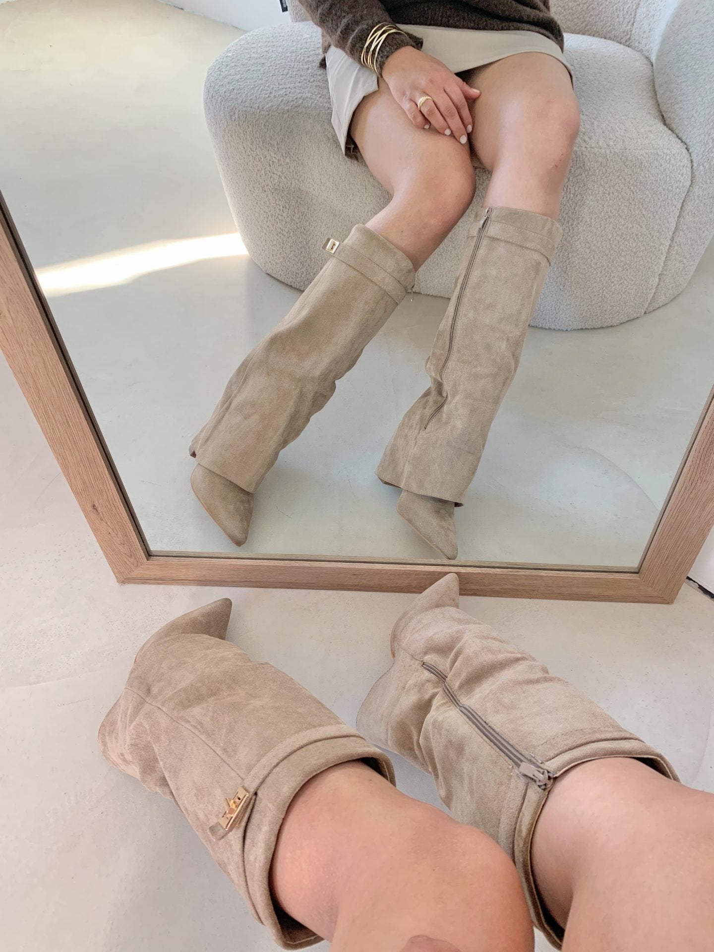Creme Luxe Boots
