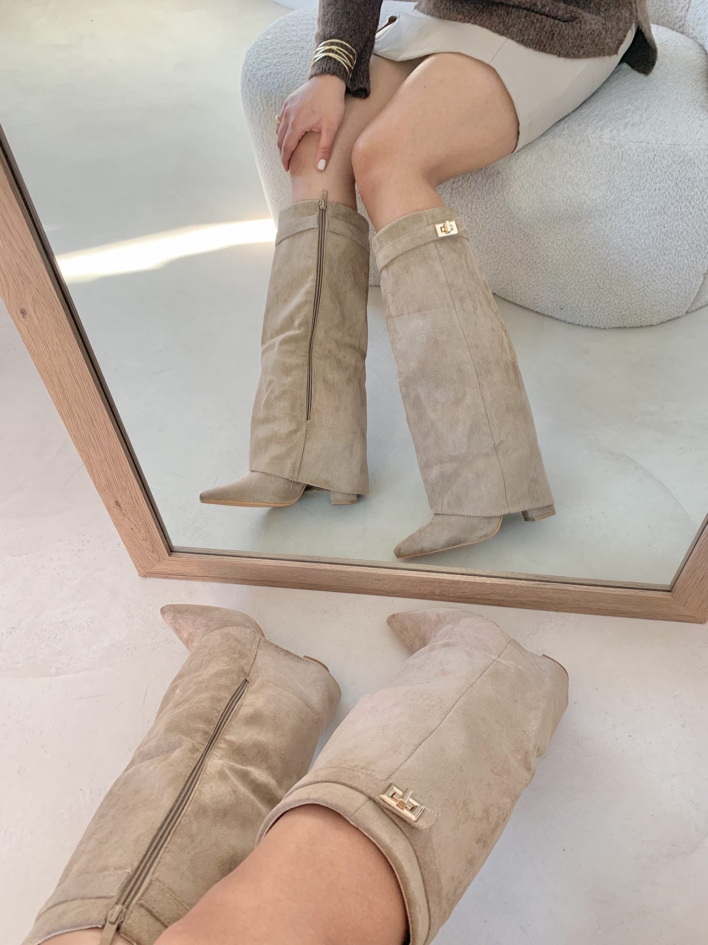 Creme Luxe Boots